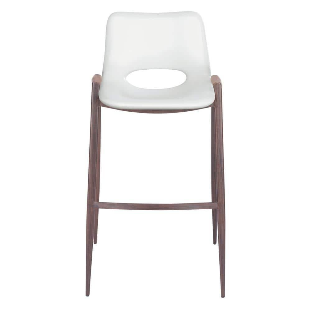 Zuo Hospitality Upholstered Counter Stool with Metal Frame