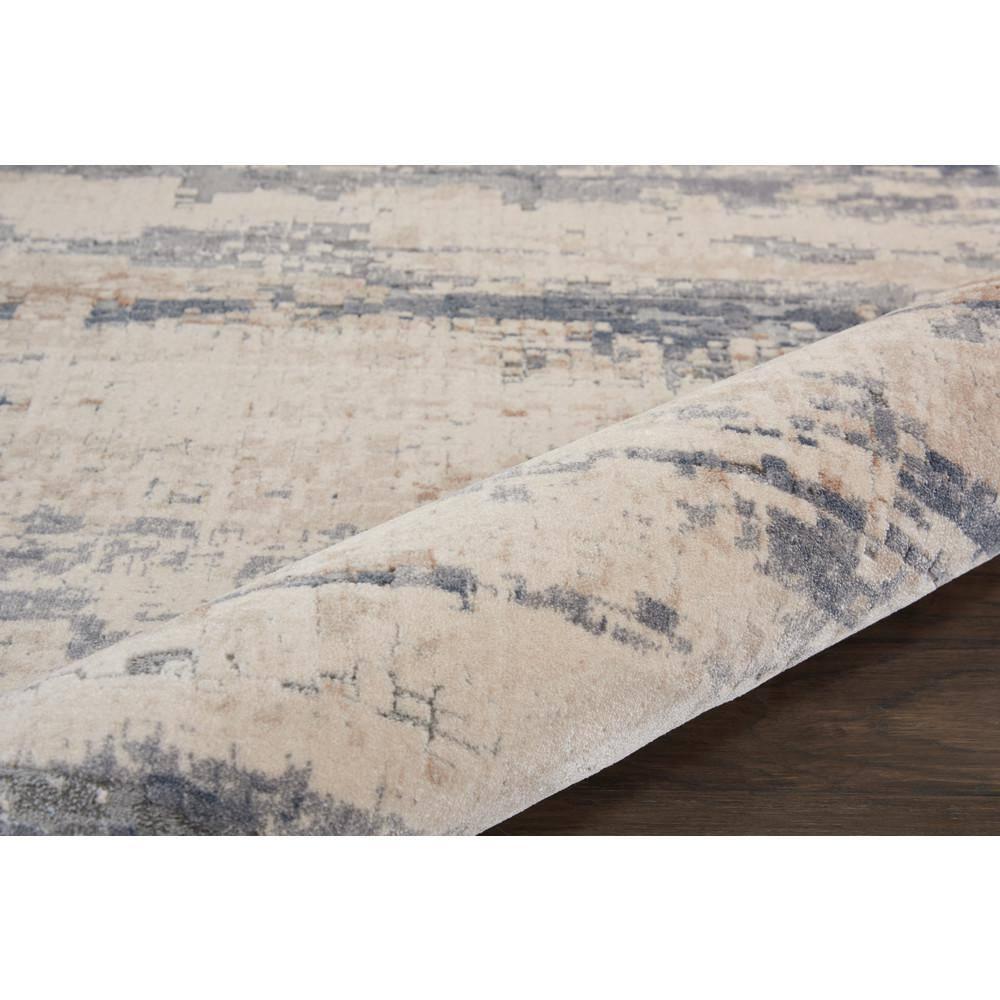 Rustic Textures Beige/Grey 8 ft. x 11 ft. Abstract Contemporary Area Rug