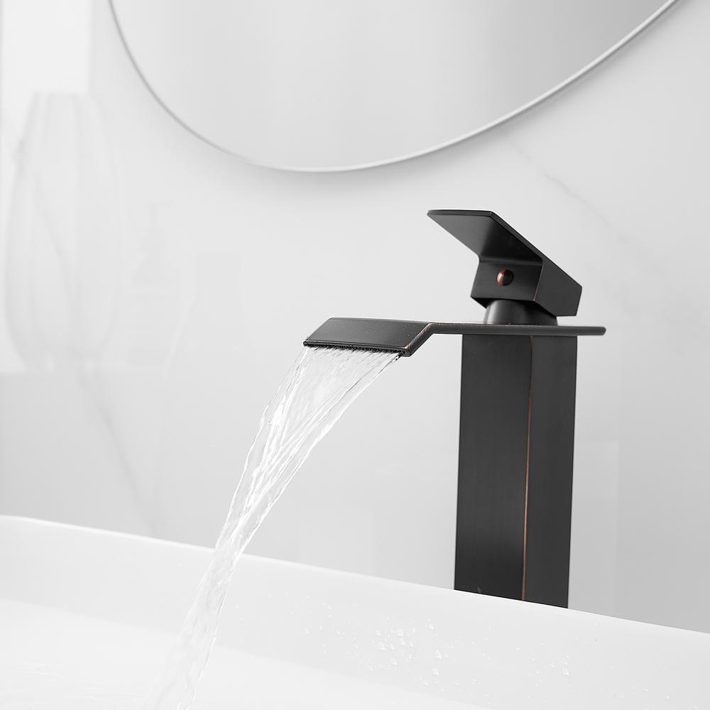 Vessel Sink Faucet Single-handle Bathroom Faucet with Drain Assembly