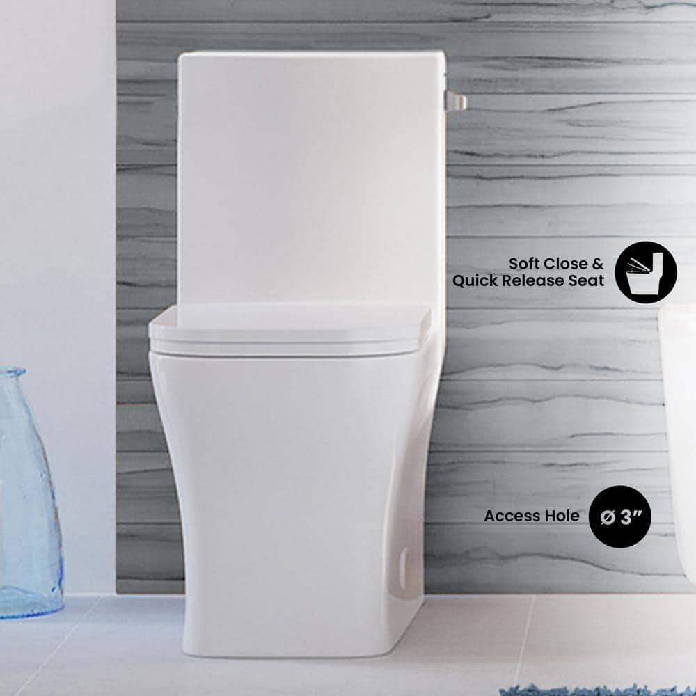 Concorde One-Piece Square Toilet Dual-Flush 1.1/1.6 gpf