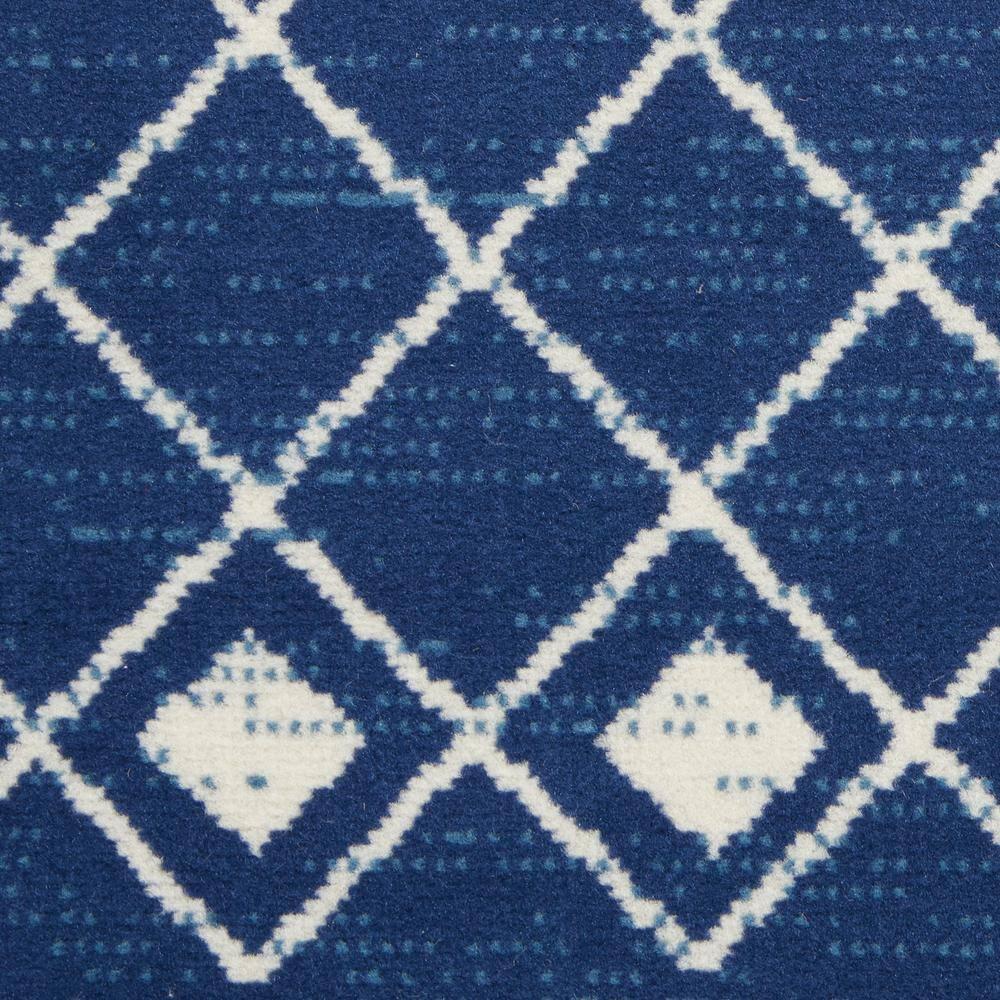 Nourison Grafix GRF37 Navy/White Indoor Area Rug - 6' x 9'