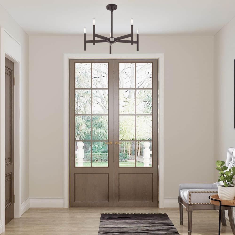 Livex Lighting Copenhagen 5 - Light Chandelier in  Bronze