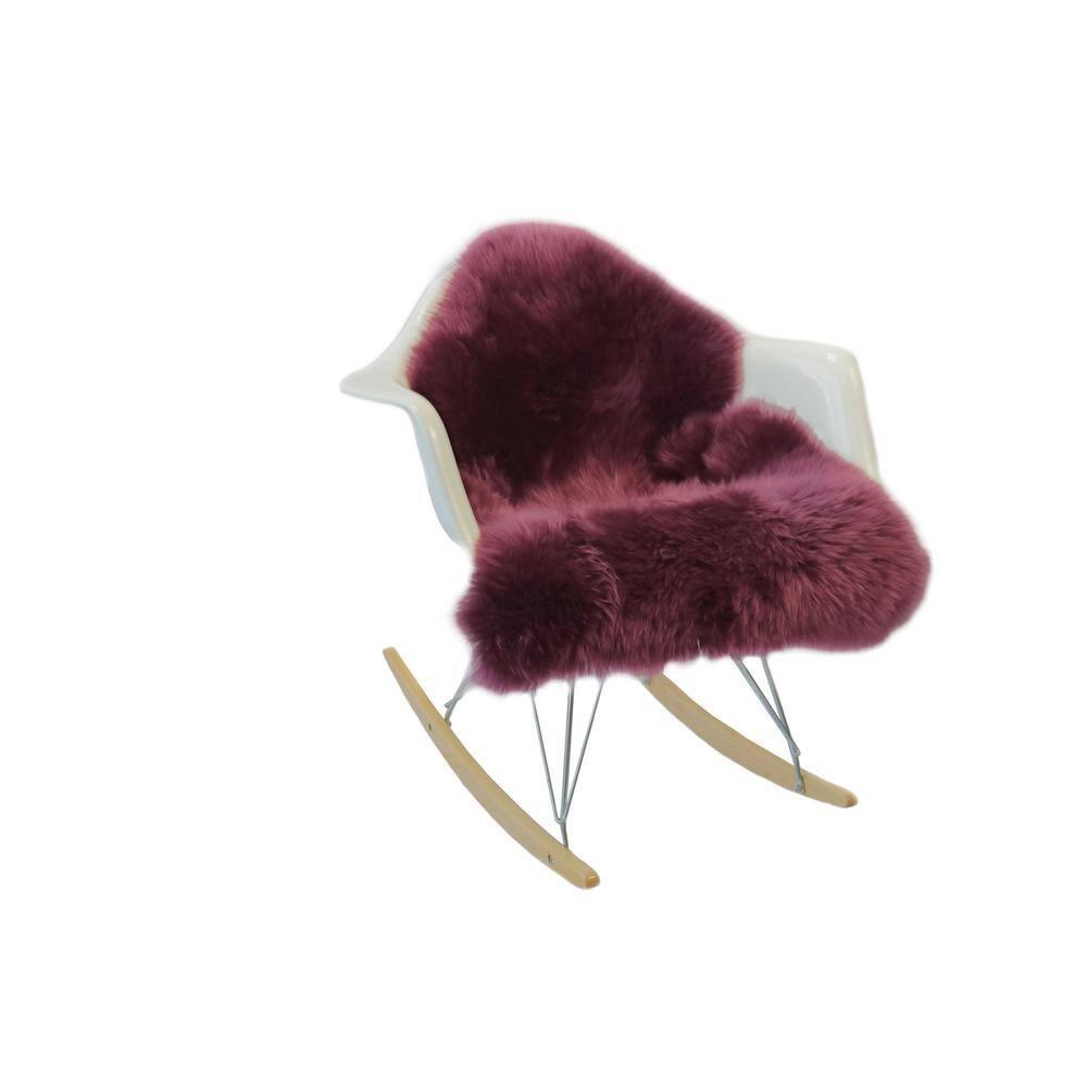 Natural Milan Sheepskin Single Rug | Logan berry | 2'x3'