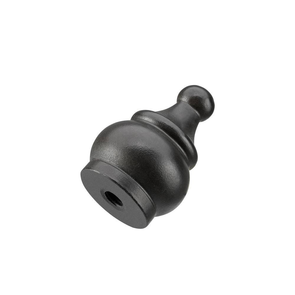 Aspen Creative 24017-31 Steel Lamp Finial in Oil Rubbed Bronze Finish, 1-1/2" Tall (1 Pack)