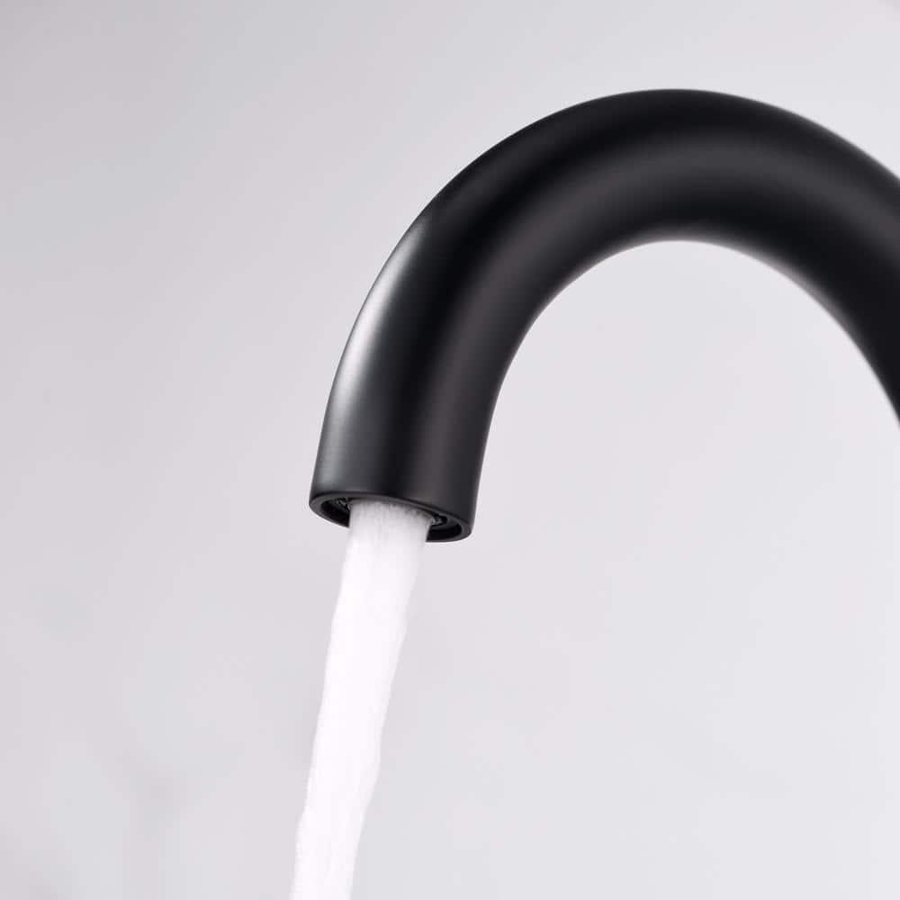 Widespread Bathroom Faucet with Drain Assembly