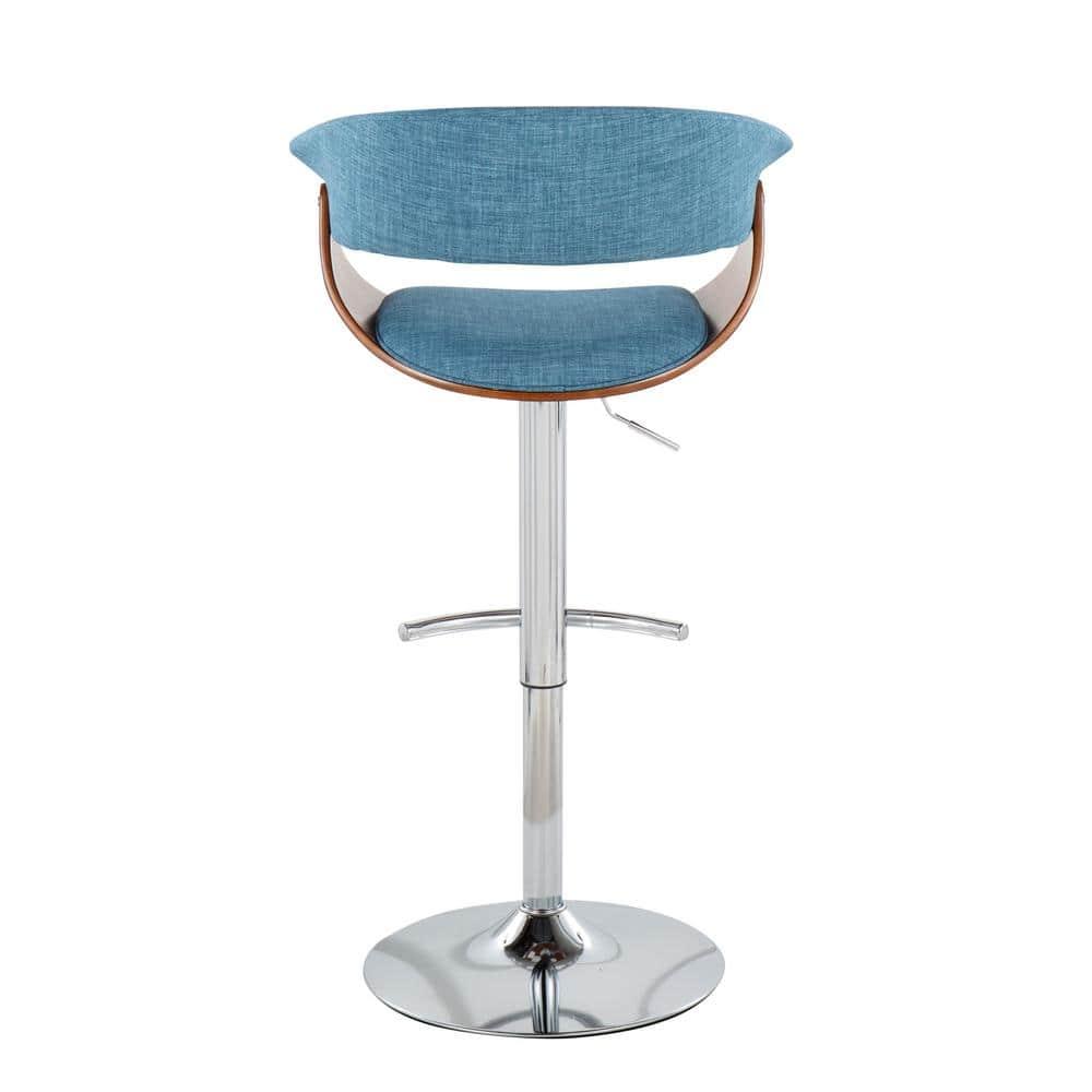 Vintage Mod Adjustable Barstool - Set Of 3