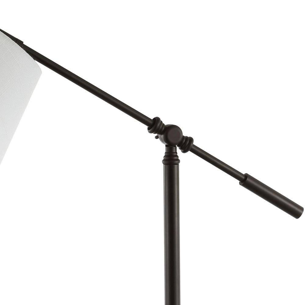 Troy 24 in. Classic Contemporary Iron LED Task Lamp with USB Charging Port, Oil Rubbed Bronze