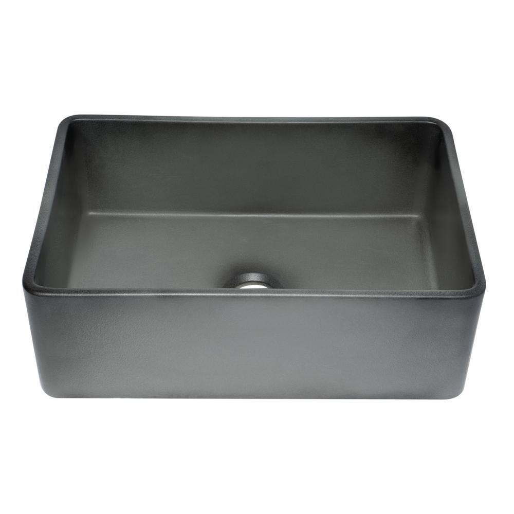 30'' L Farmhouse / Apron Single Bowl Fireclay Kitchen Sink