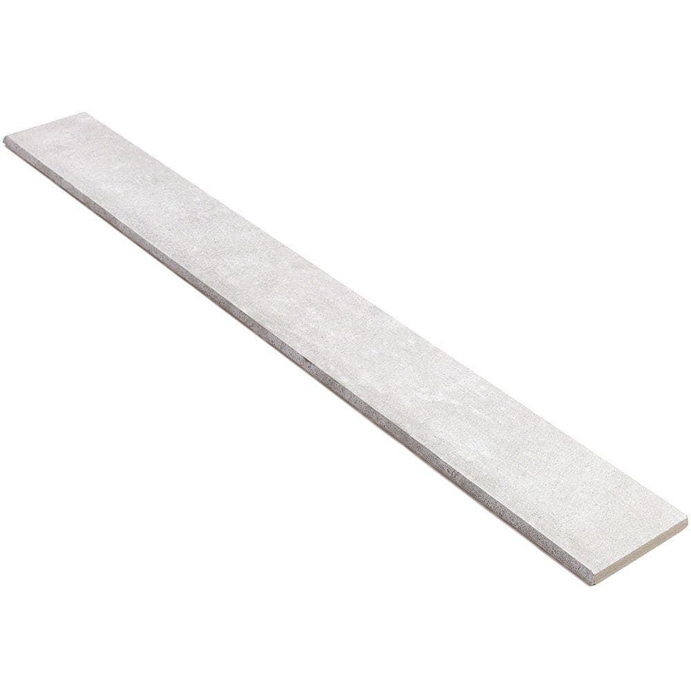 Bond Tile Large Format 24'' L x 3'' W Porcelain Bullnose Tile Trim