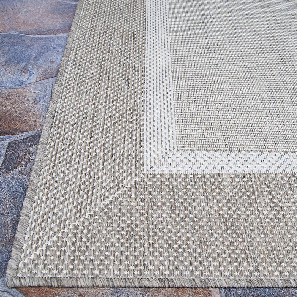 Couristan Saniya Flatwoven Champagne Taupe Indoor Outdoor Area Rug