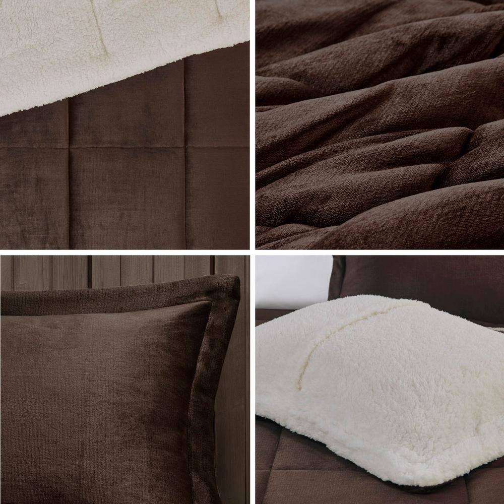 Woolrich Woolrich Alton Plush to Sherpa Down Alternative Comforter Set