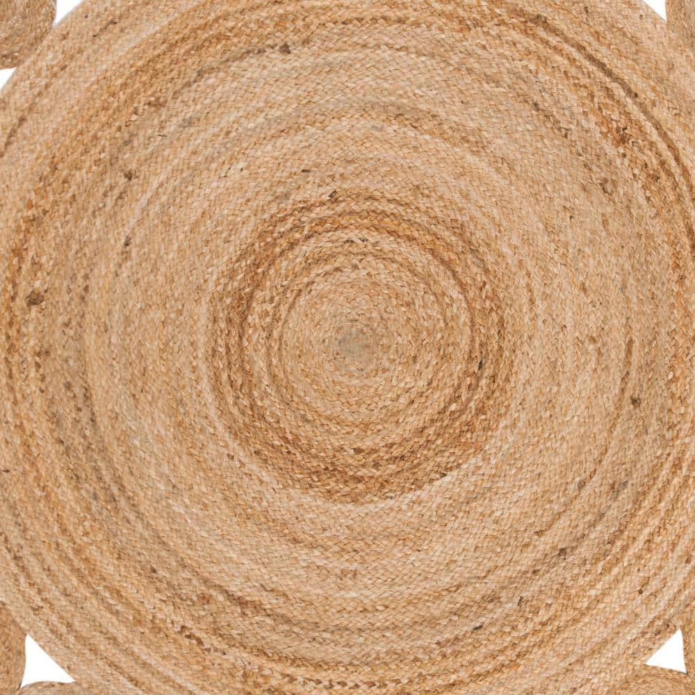 Natural Fiber NF364 Hand Woven Area Rug - Natural - 8' round - Safavieh.