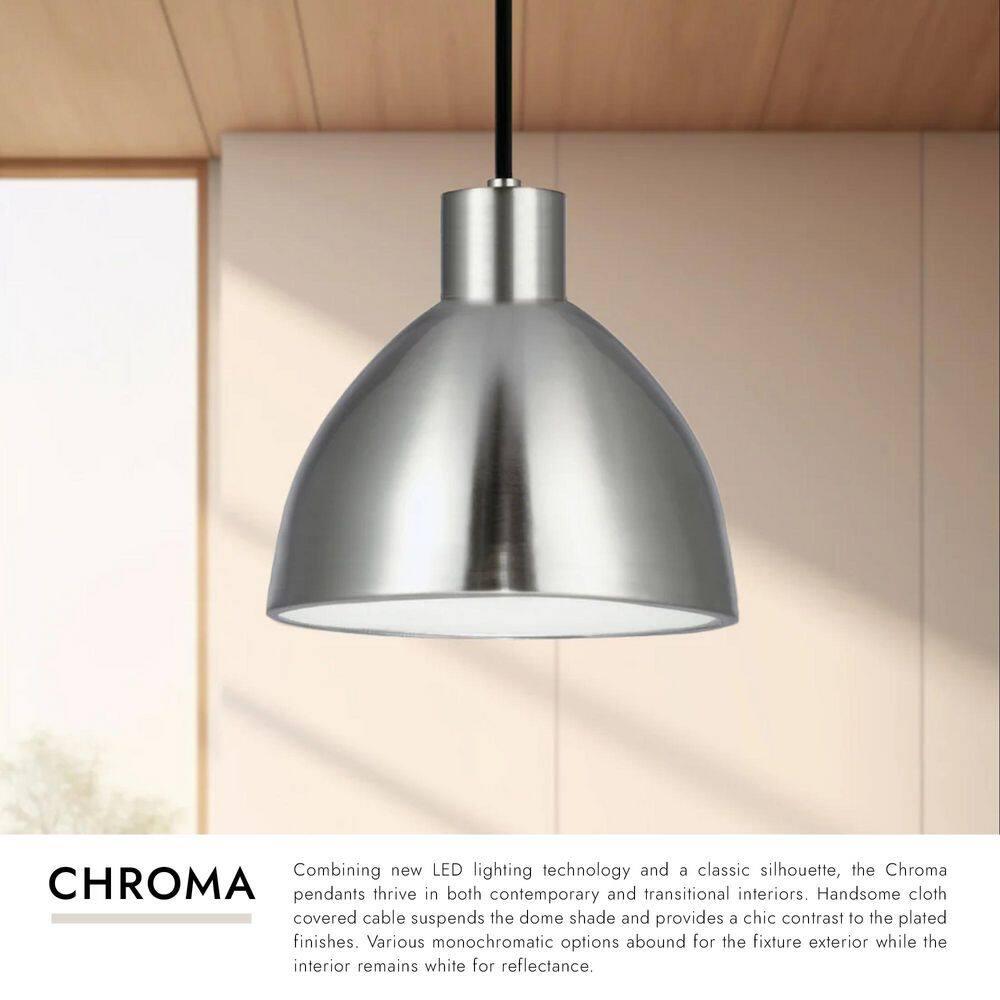 1 - Light Black LED Single Pendant