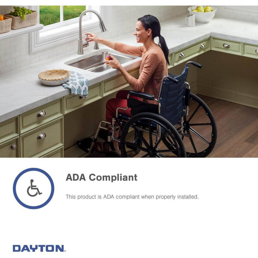 Dayton 25" L x 19" W Double Basin Drop-In Kitchen Sink