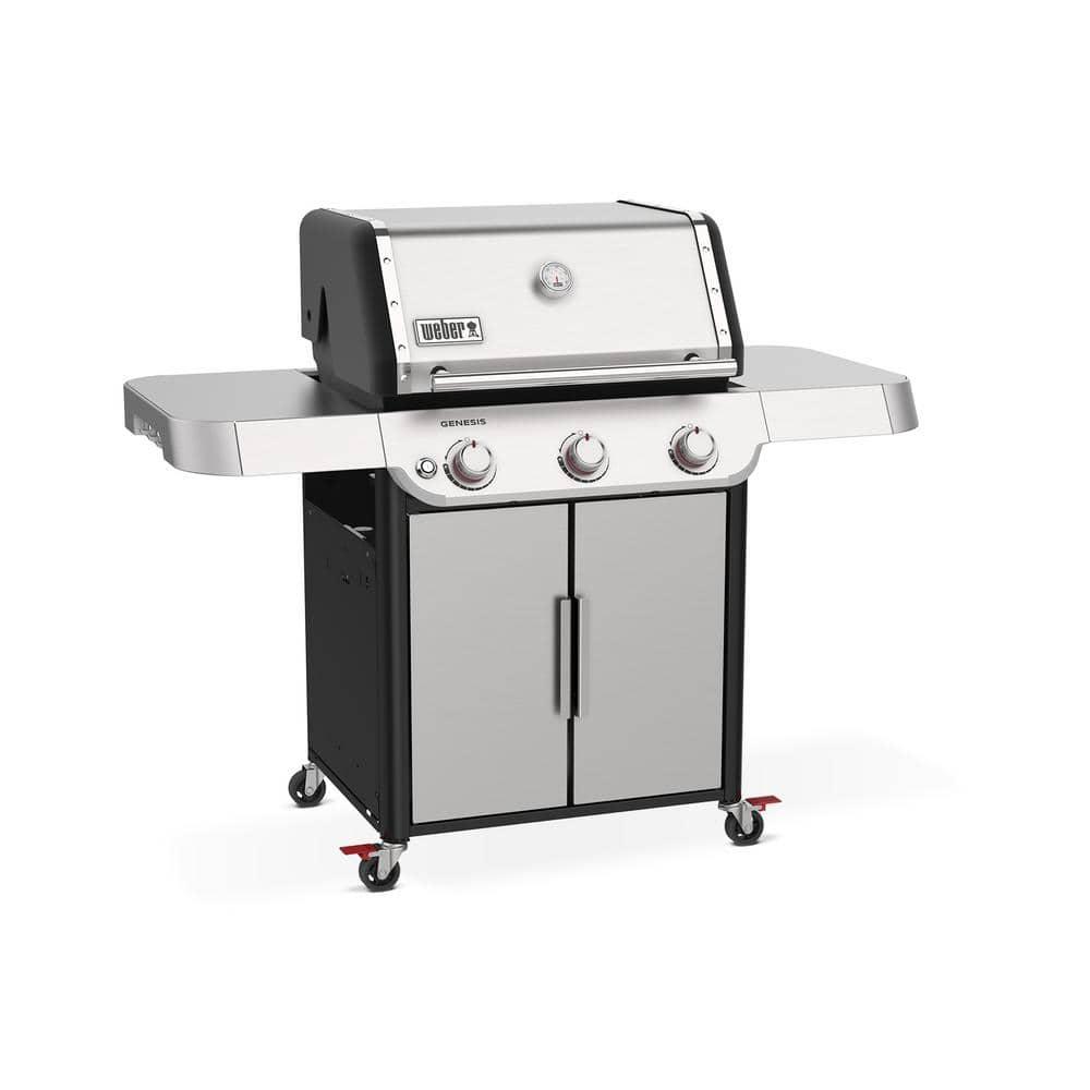 Weber Genesis S-315 3 Burner Liquid Propane Grill Stainless Steel