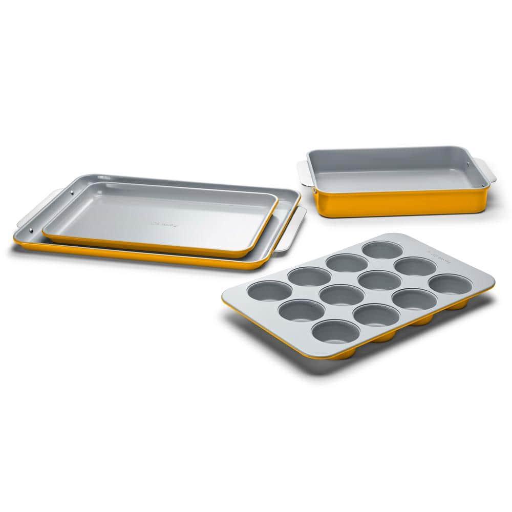 Caraway Non-Toxic Nonstick Ceramic Half Bakeware Set