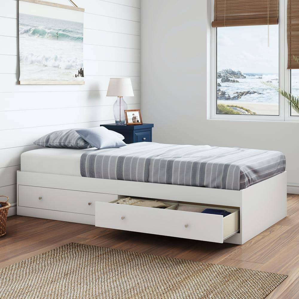 Sauder Cottage Road Mates Twin Bed, White Finish