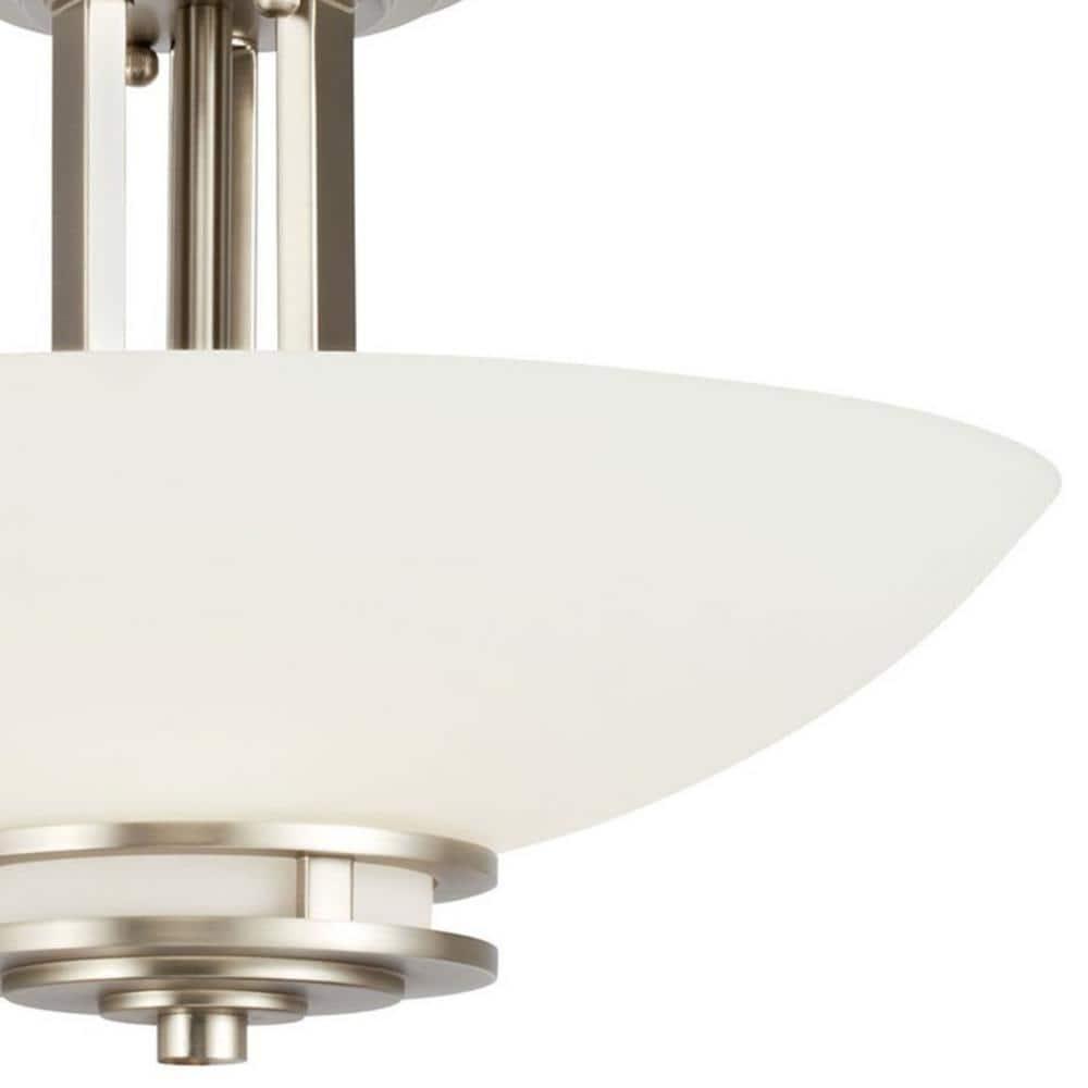 Hendrik Glass Semi Flush Mount