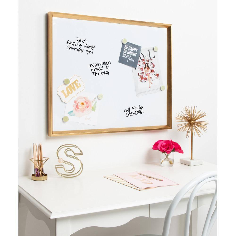 Kate and Laurel 25.50-Inches W x 31.50-Inches H Magnetic Cork Dry erase board