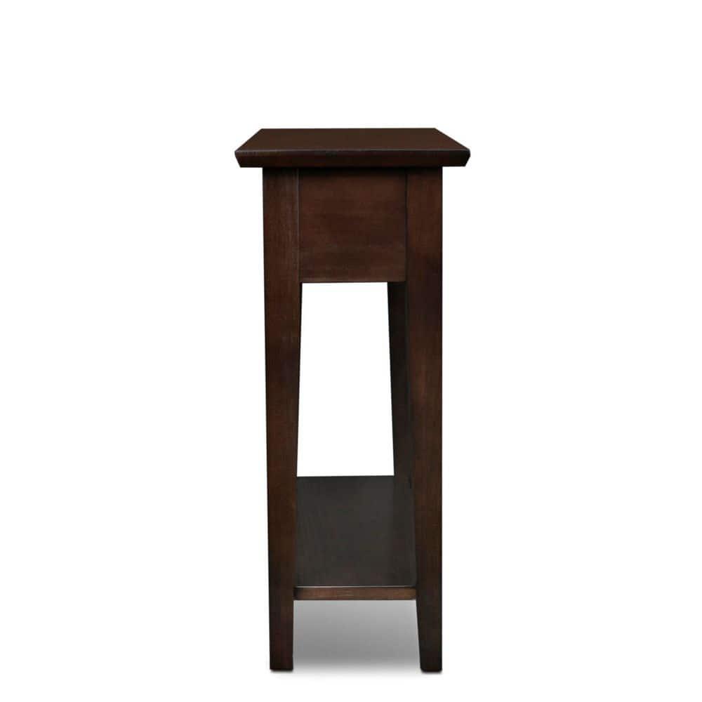 Design House Chairside Table in Chocolate Oak