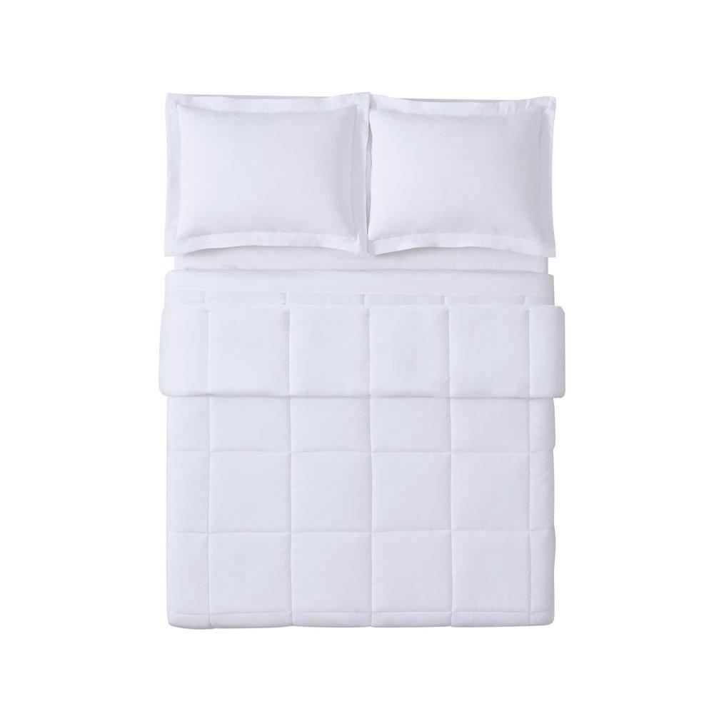 Truly Soft Everyday Baffle Box Stitch Comforter Set