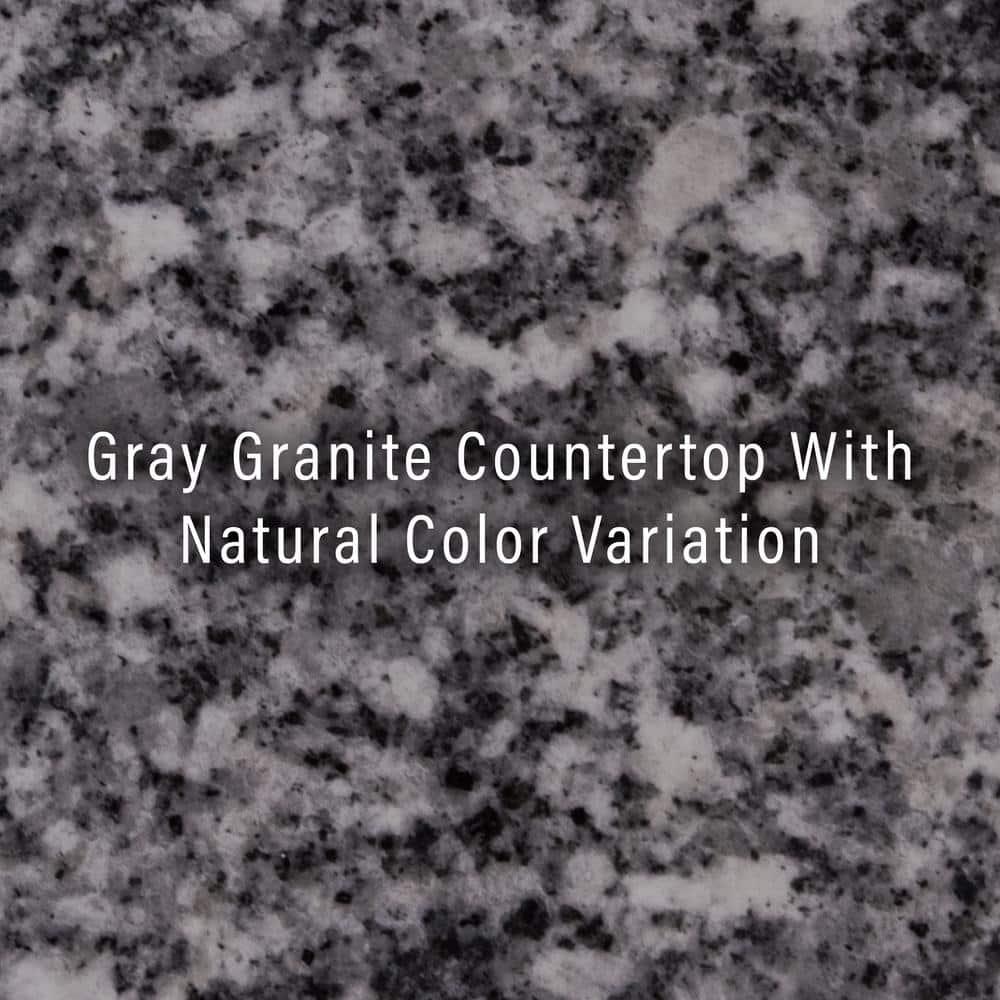 Crosley Furniture Cambridge Wood Kitchen Island in Mahogany/Gray