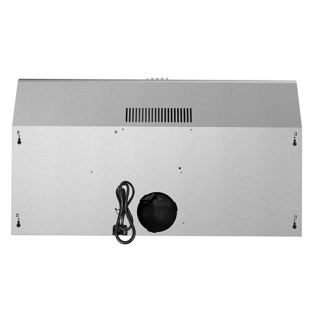 Streamline Amendola 36" 80 Cubic Feet Per Minute Convertible Under Cabinet Range Hood with Mesh Filter and Light Included