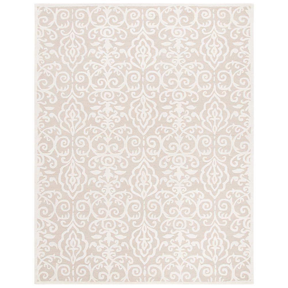 SAFAVIEH Martha Stewart Marais Geometric Damask Area Rug, Fledgling, 10' x 14'