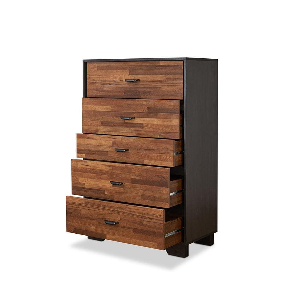 Acme Eloy Storage Chest in Walnut and Espresso