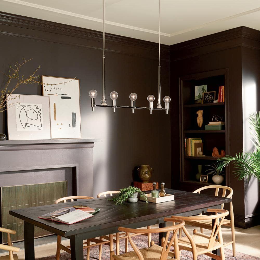 Kichler Lighting Torvee 5 - Light Chandelier in  Nickel Textured