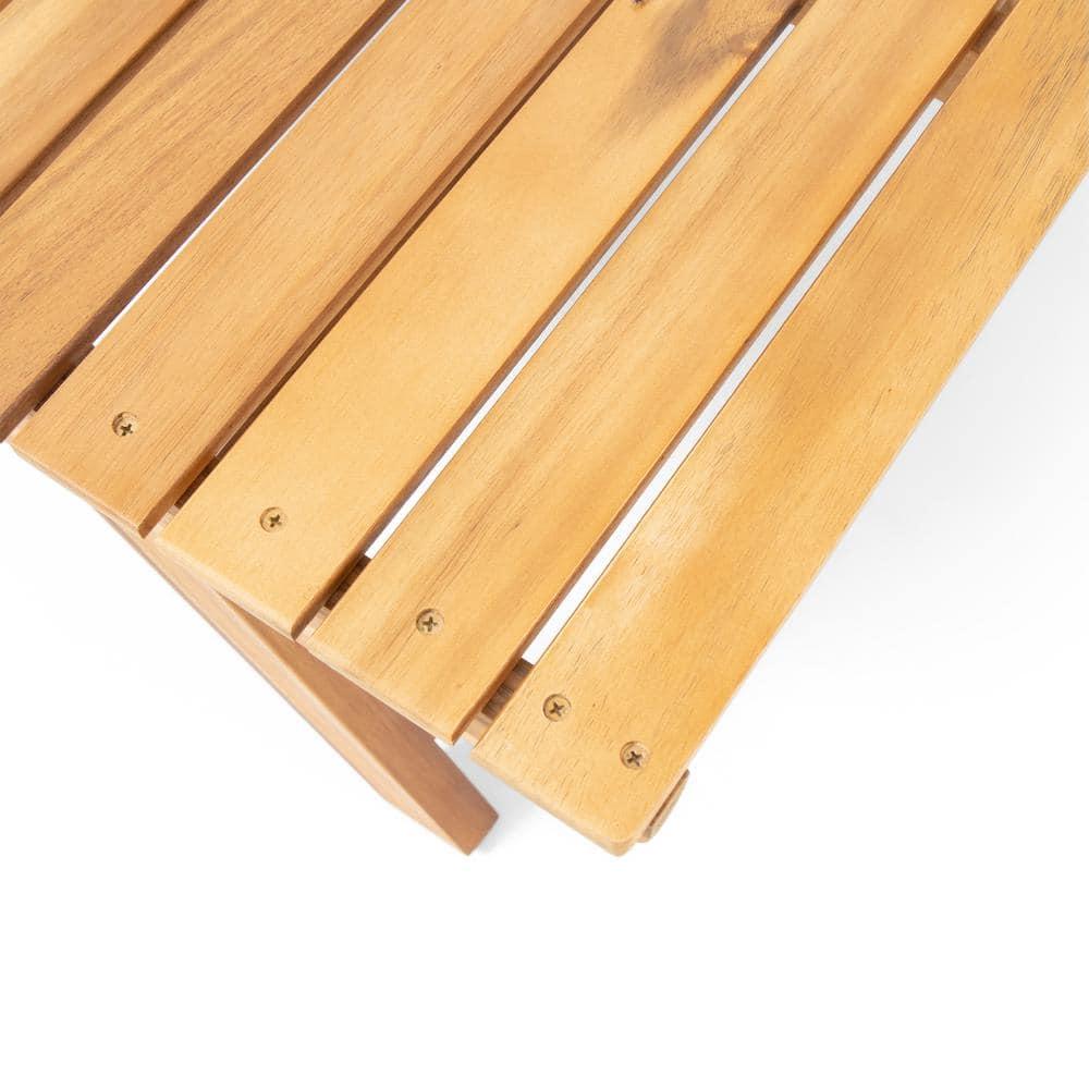 Noble House Sedona Outdoor Wood Side Table in Teak