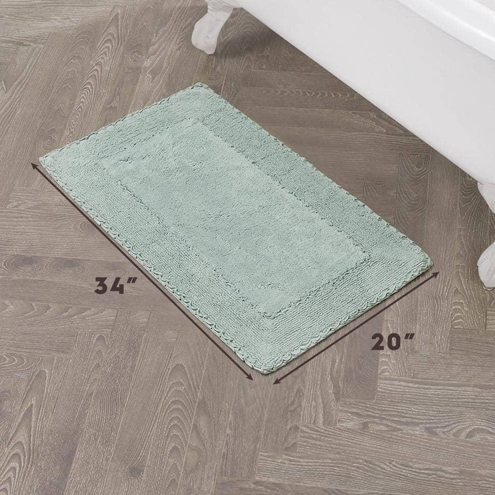 Laura Ashley Laura Ashley Ruffle 100% Cotton Bath Rugs
