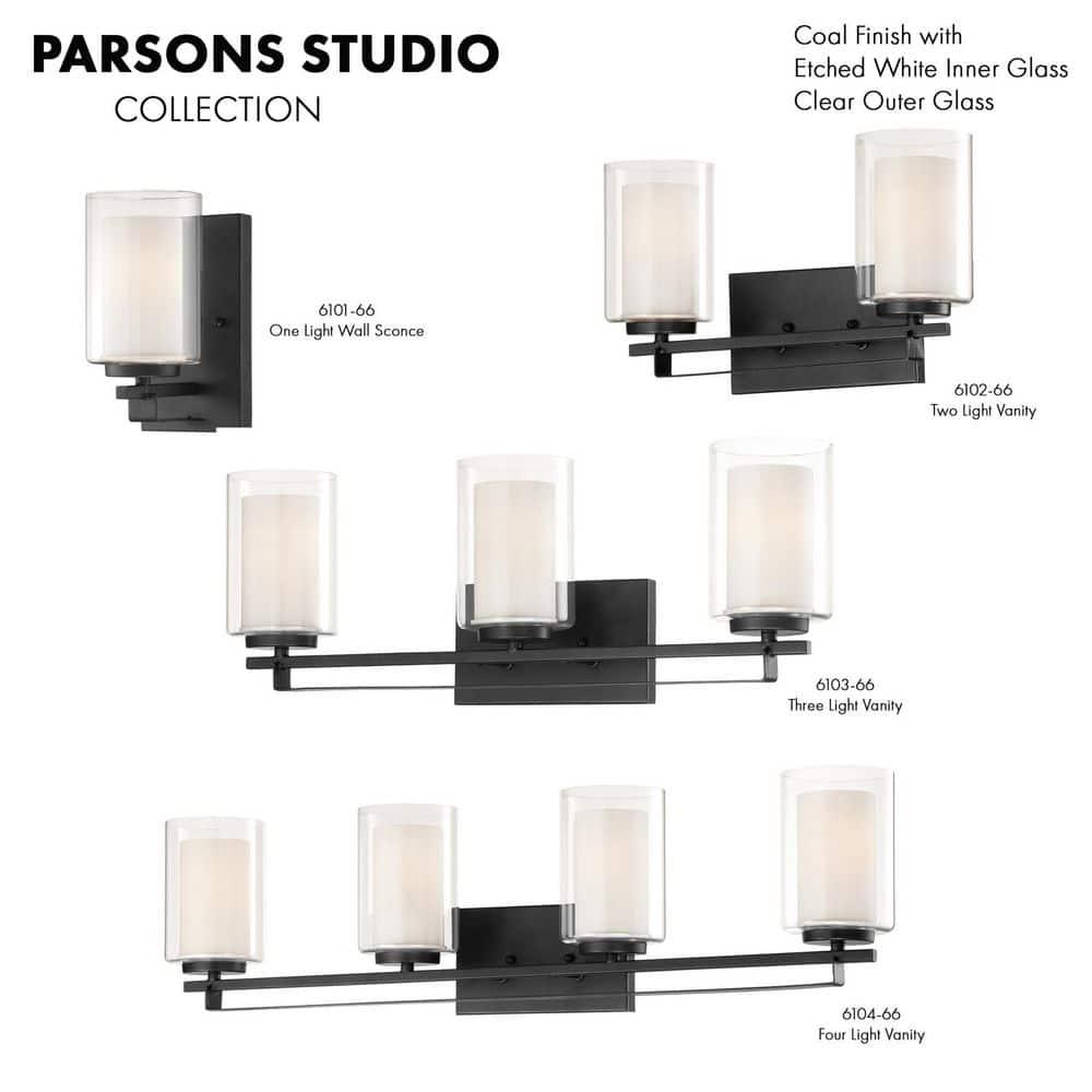 XylehR Semi Flush Mount Ceiling Light 4107-84, Parsons Studio Lighting Fixture, 3 Light,