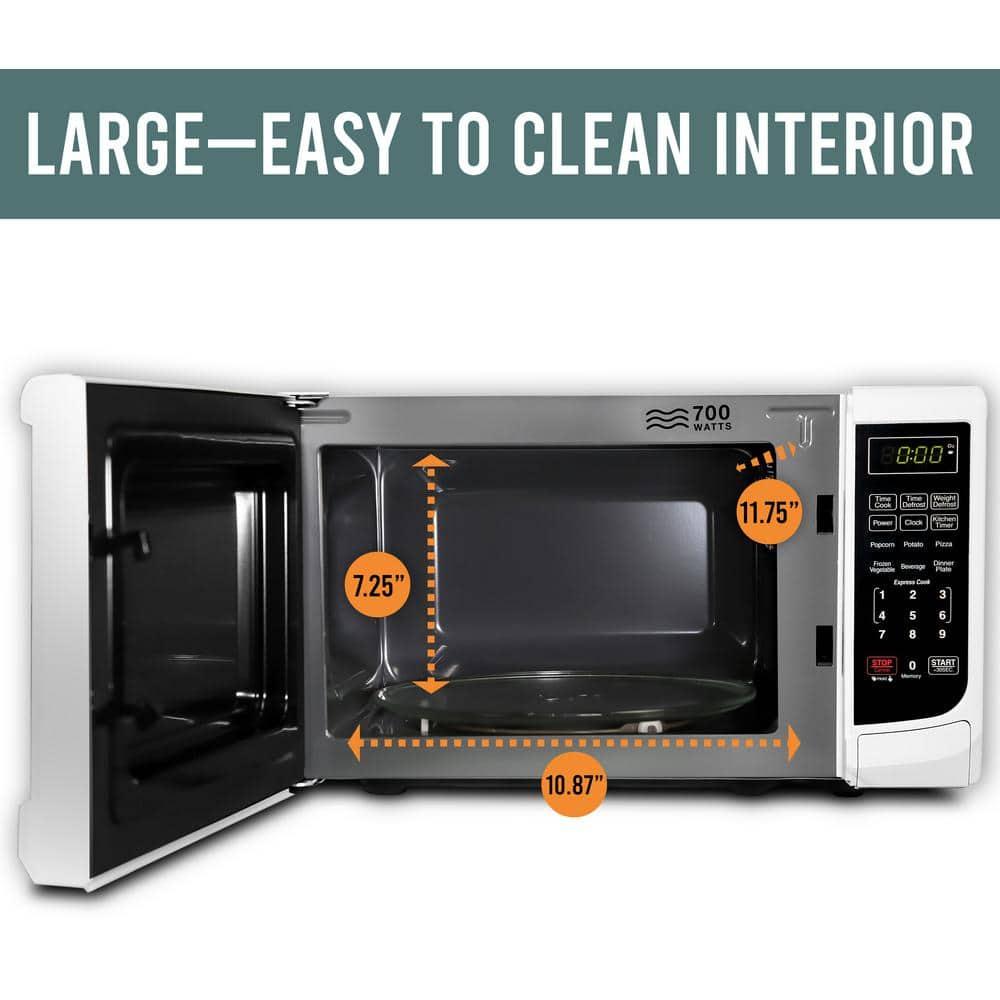 Farberware Farberware Countertop Microwave .7 Cu. Ft. 700-Watt Compact Microwave Oven FMO07ABTWHA