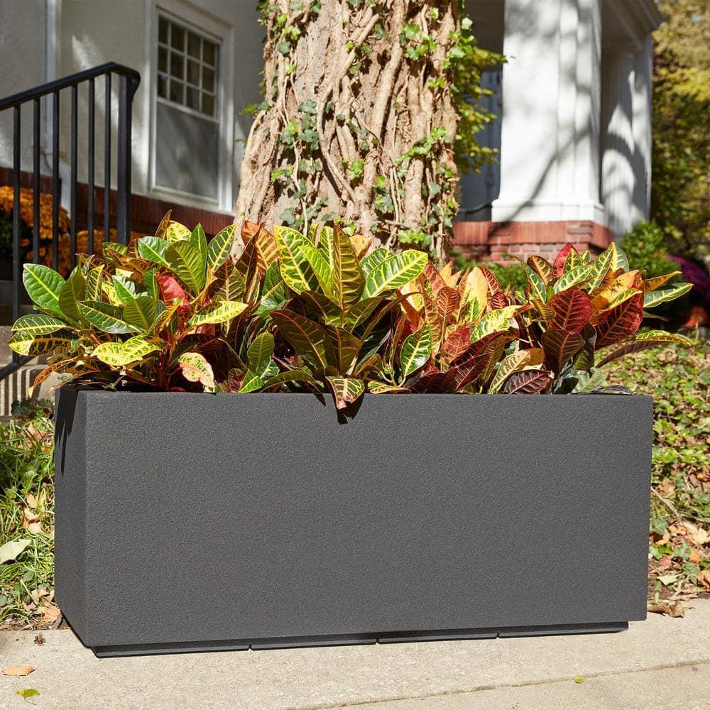 Sandstone Granite Extra Large Rectangular Polymer Planter