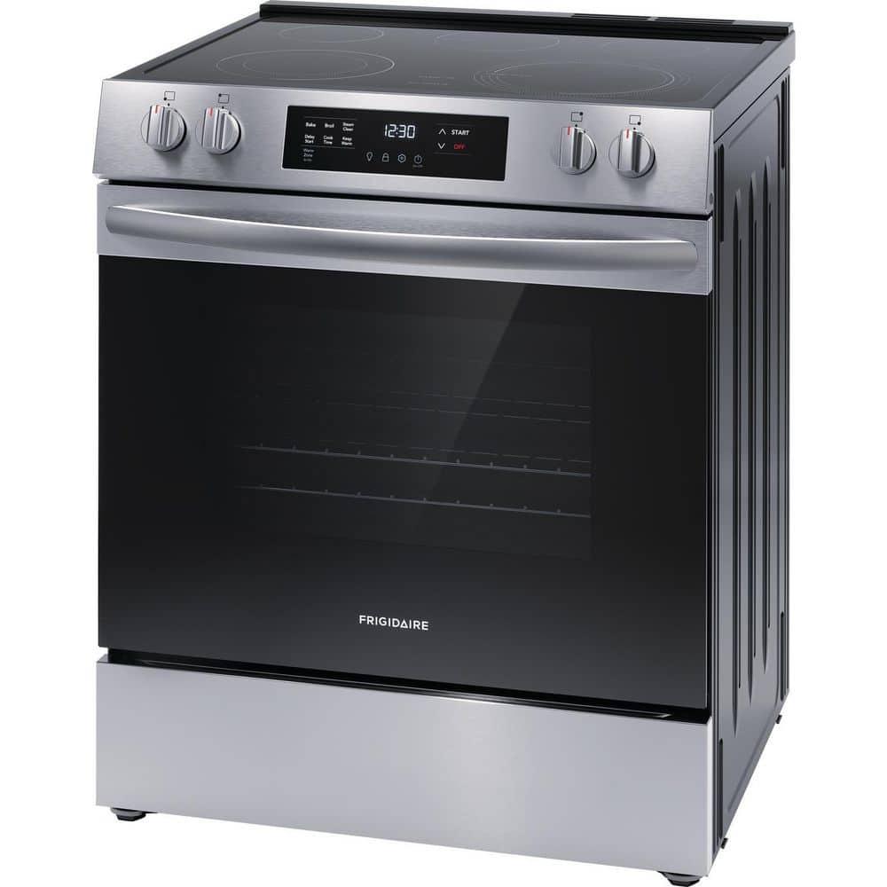 Frigidaire Fcfe3062a 30" Wide 5.3 Cu. Ft. Electric Range - Stainless Steel