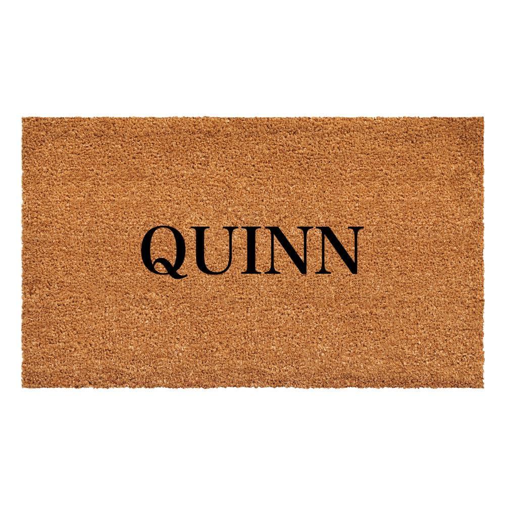 Calloway Mills 111481729 Bold Quinn Personalized Doormat 17" x 29"
