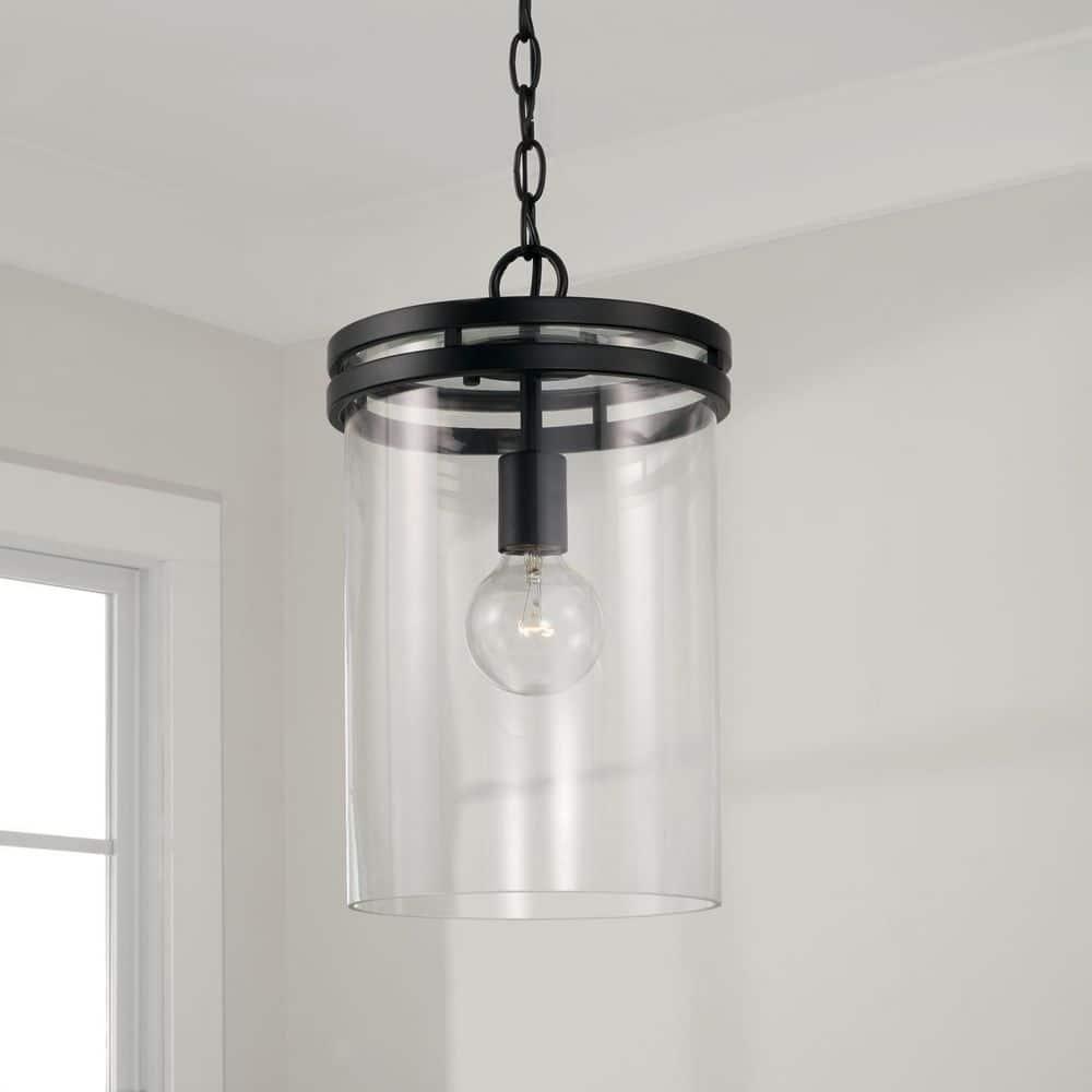 Capital Lighting 348711 Fuller 10" Wide Mini Pendant - Black