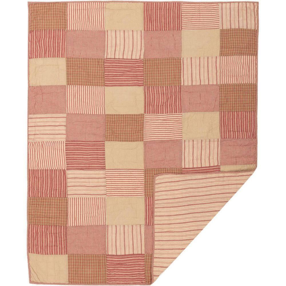 VHC Brands Sawyer Mill Handmade Throw Blanket