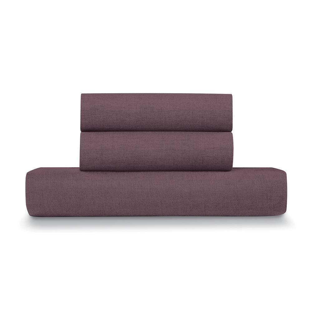 Ella Jayne Home French Linen Cotton 3-Piece Duvet Cover Set