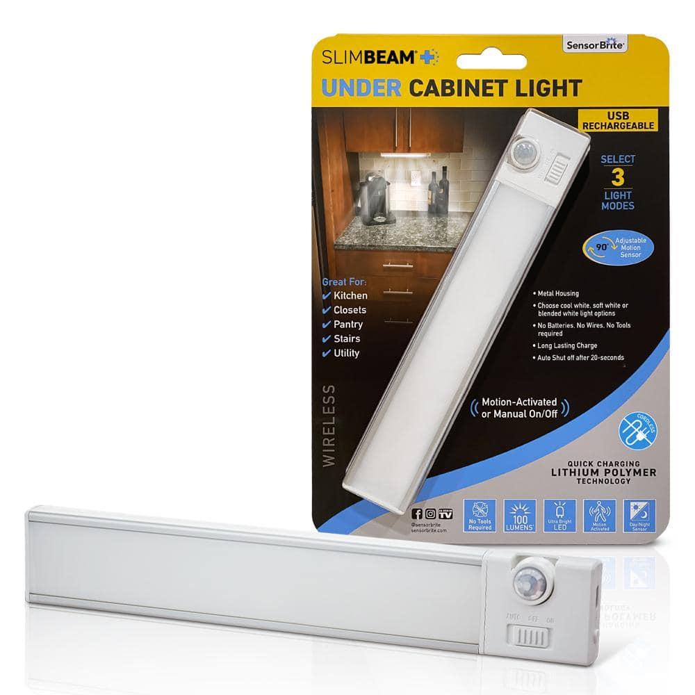Sensor Brite SlimBeam+ Motion Activated or Manual Under Cabinet Light 1 pk