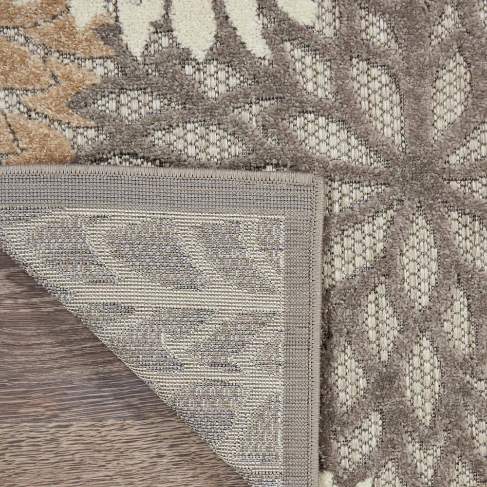 Nourison Aloha Floral Bloom Flatweave High-Low Indoor Outdoor Area Rug Natural 3'6" x 5'6"