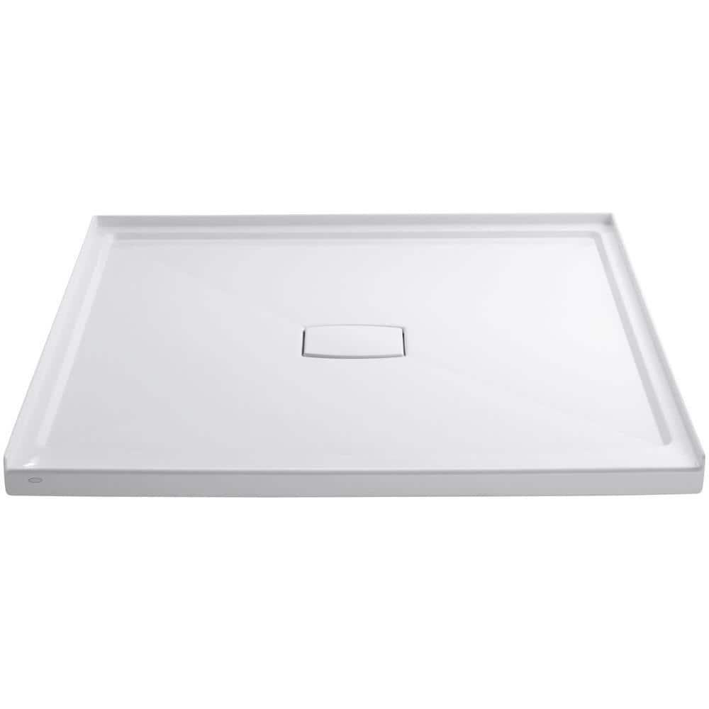 Archer® 60" x 60" Single Threshold Acrylic Alcove Shower Base, Center Drain