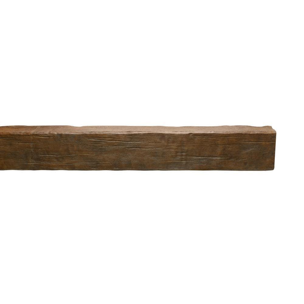 5-7/8 in x 7-7/8 in x 153 in Modern Faux Wood Beam