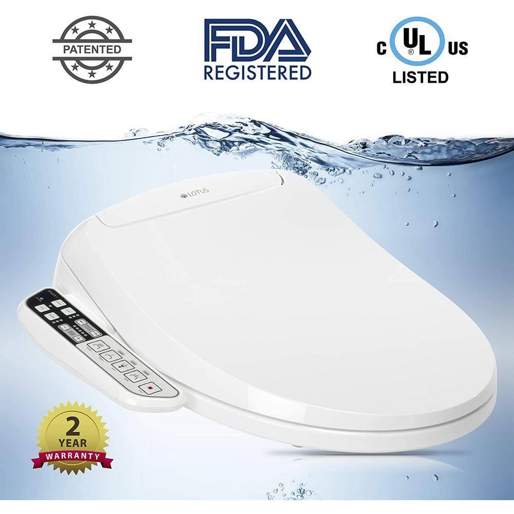 Elongated Toilet Seat Bidet