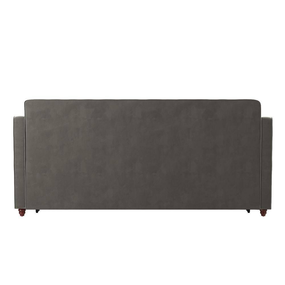 Vintage Upholstered Daybed with Trundle
