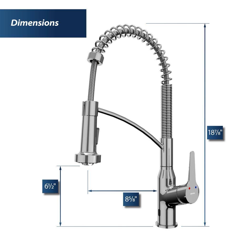 Karran KKF215C Karran Scottsdale Pull Down Touchless Kitchen Faucet