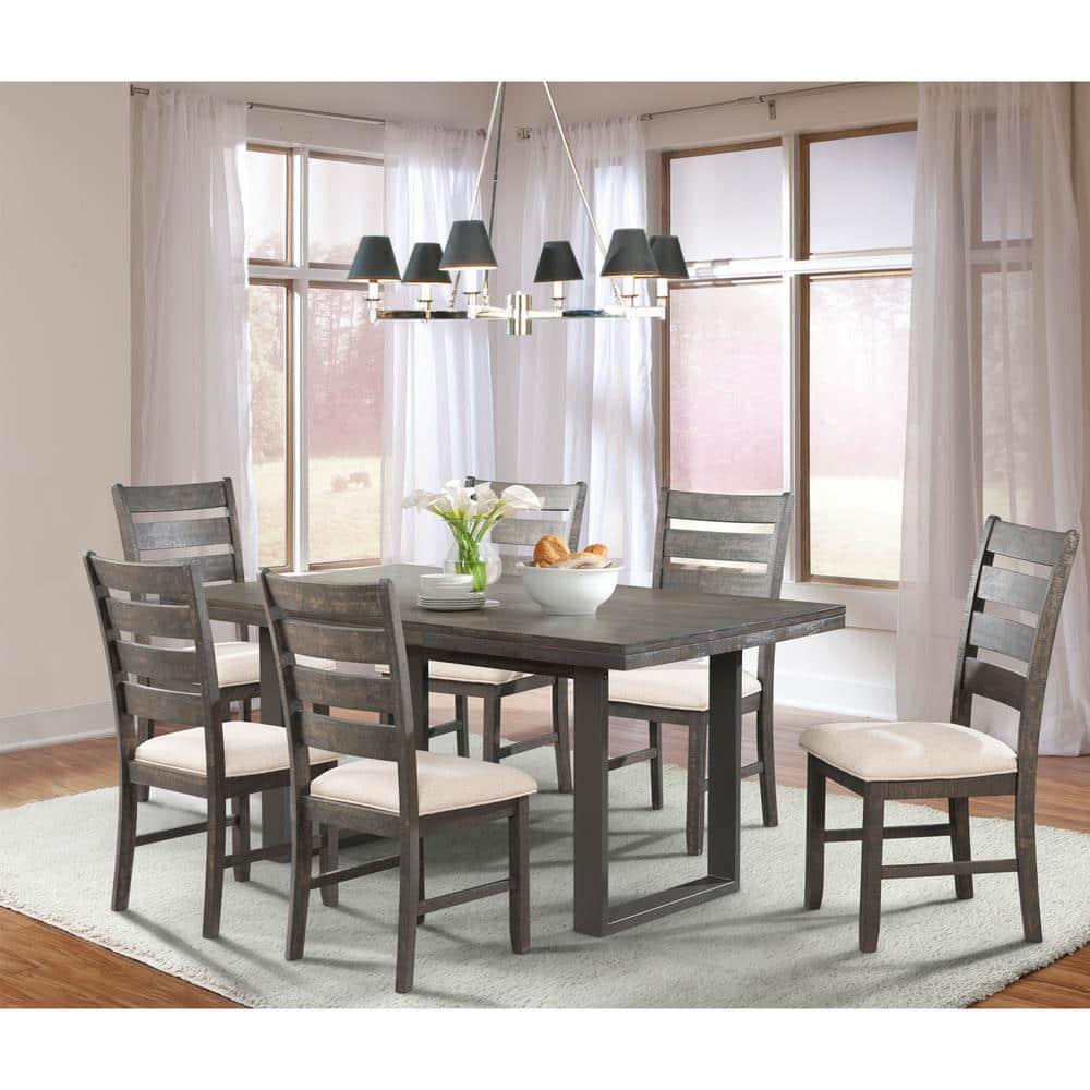 Picket House Furnishings Sullivan 7-Piece Dining Set with Table and 6 Side Chairs