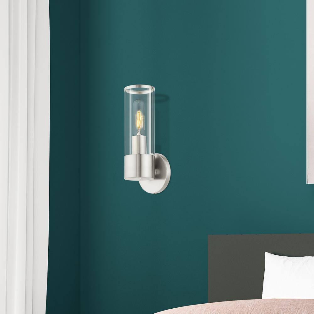 Livex Lighting Banca 1 - Light Sconce in  Brushed Nickel