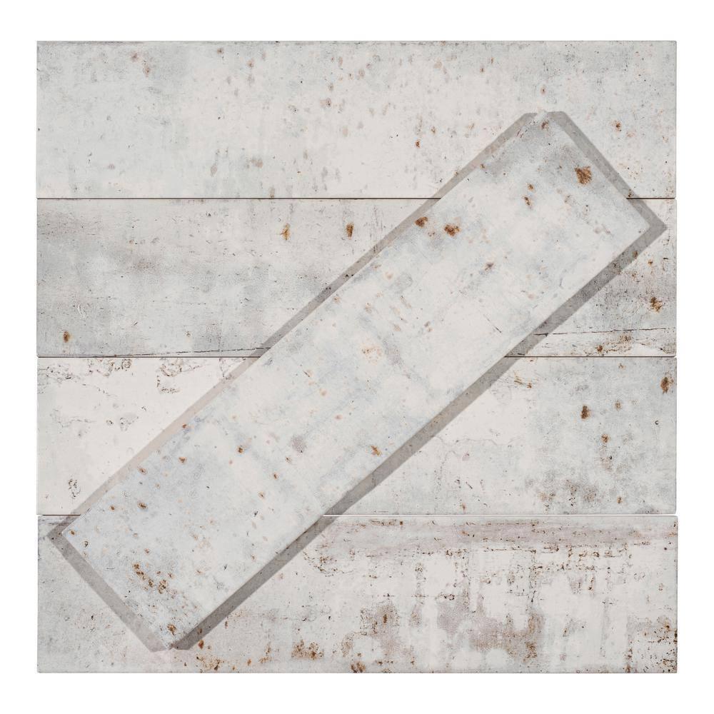 Andova Serenite 4-in. x 16-in. Subway Vintage Look Glazed Porcelain Vintage Wall Tile